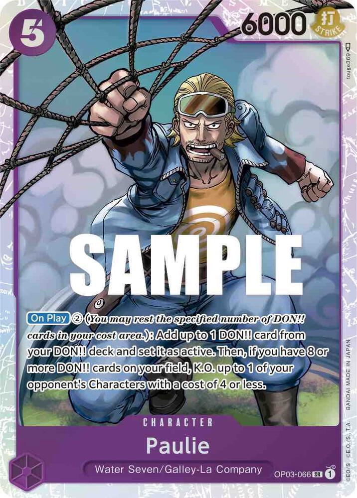 Paulie card artwork