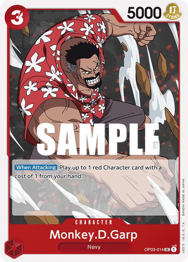 Monkey.D.Garp card artwork