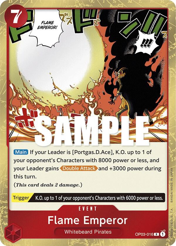 Flame Emperor card artwork