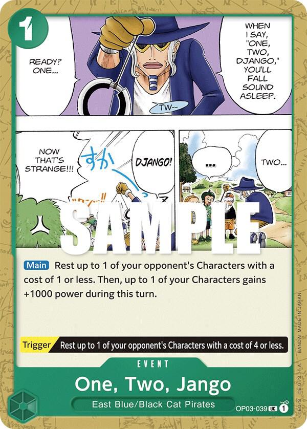One, Two, Jango card artwork