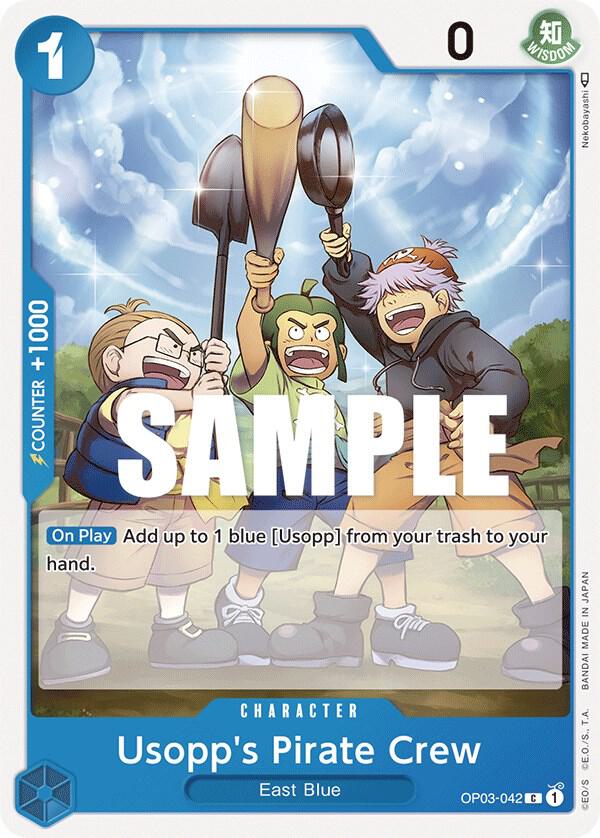 Usopp's Pirate Crew card artwork