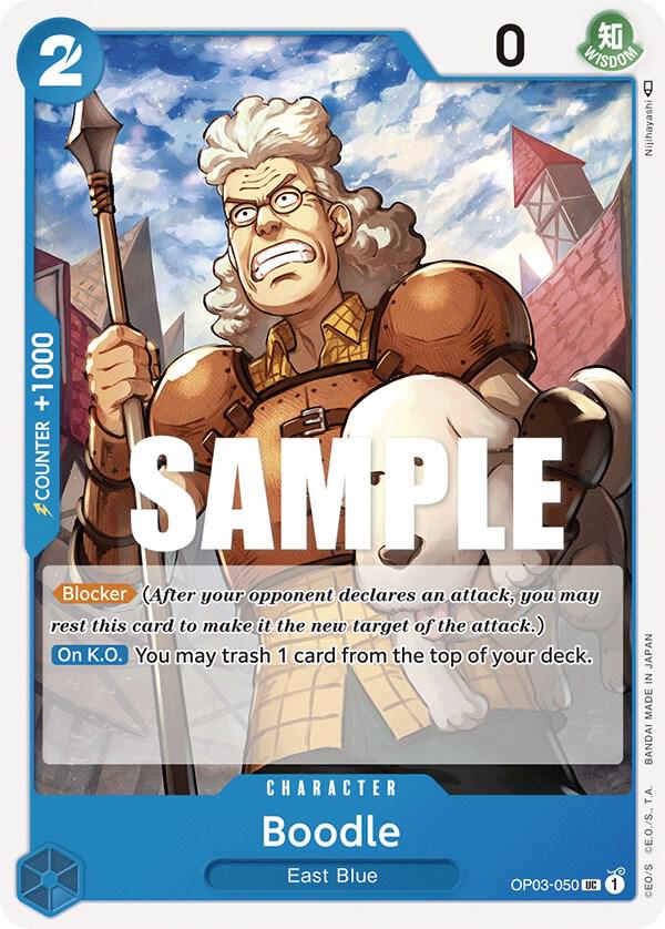 Boodle card artwork