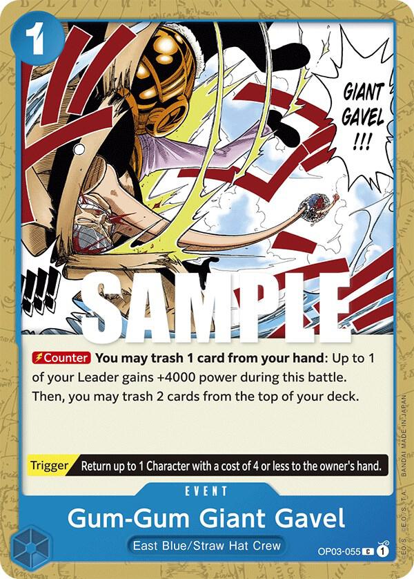 Gum-Gum Giant Gavel card artwork