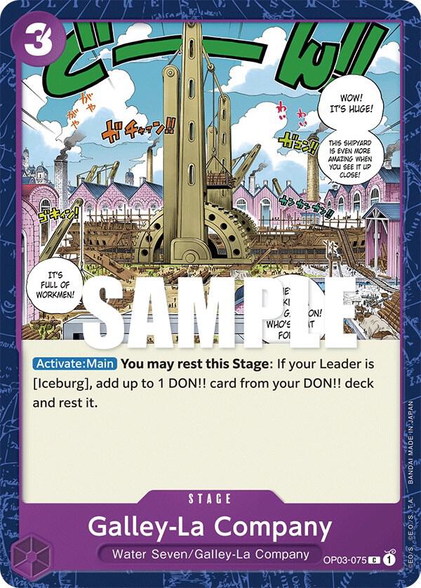 Galley-La Company card artwork