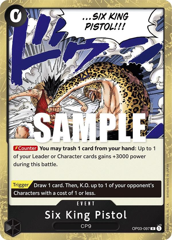 Six King Pistol card artwork