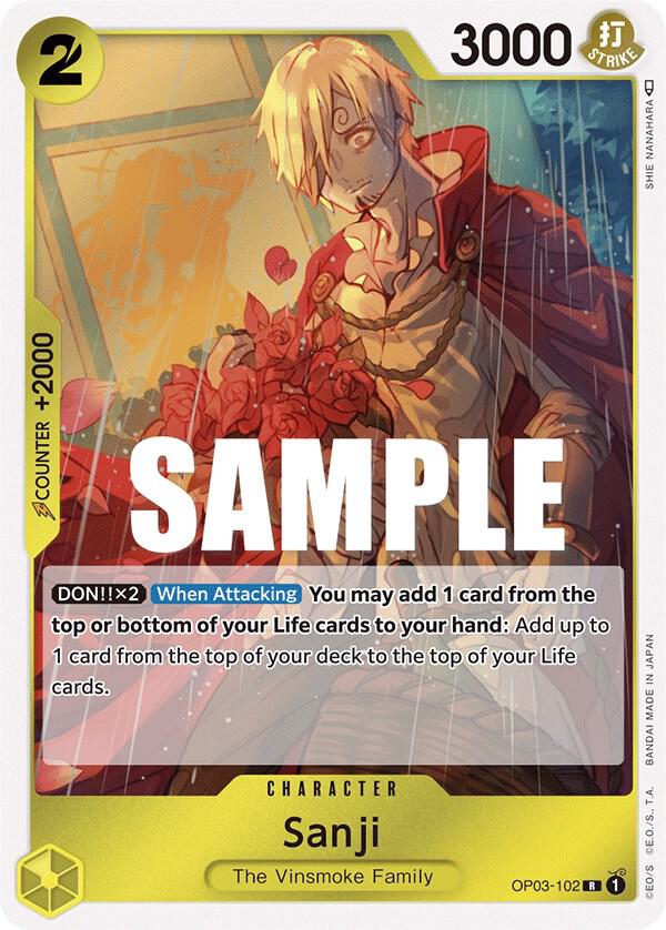 Sanji card artwork