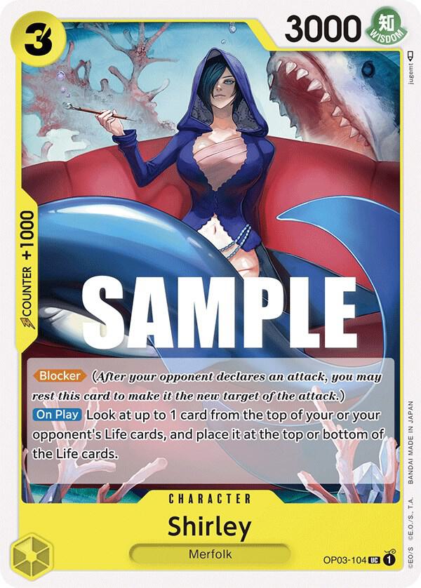 Shirley card artwork