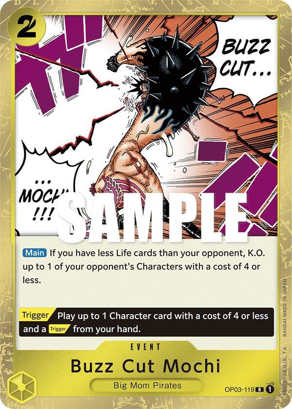 Buzz Cut Mochi card artwork