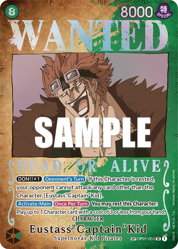 Eustass"Captain"Kid (Wanted Poster) card artwork
