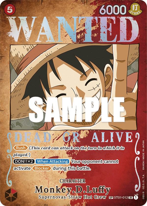 Monkey.D.Luffy (Wanted Poster) card artwork