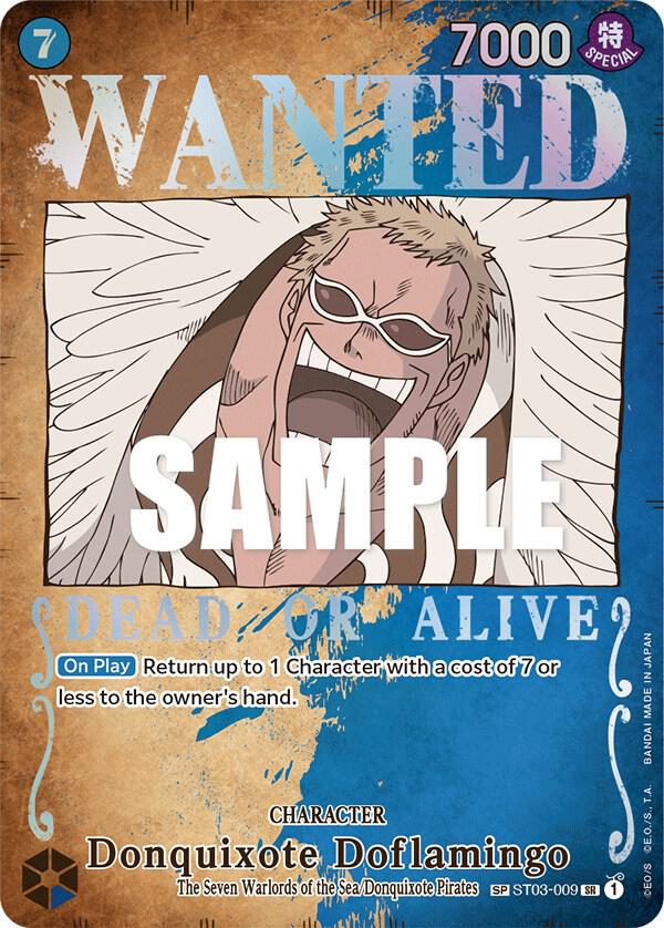 Donquixote Doflamingo (Wanted Poster) card artwork