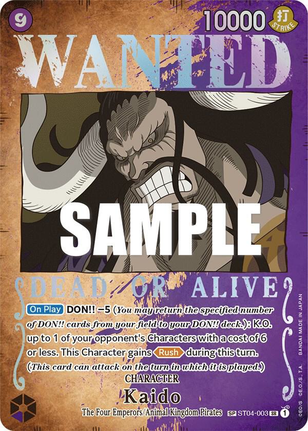 Kaido (Wanted Poster) card artwork