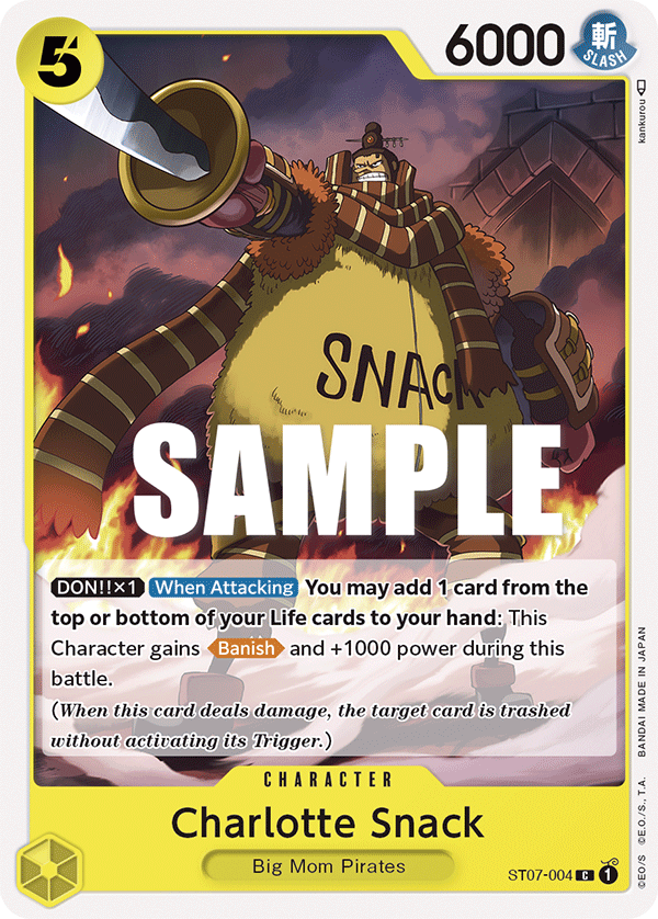 Charlotte Snack card artwork