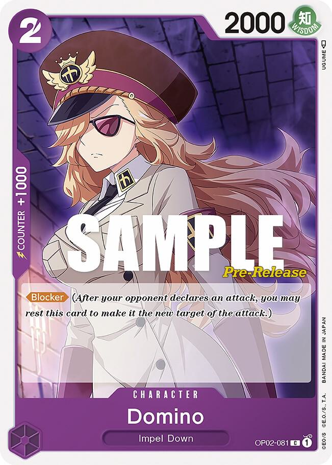 Domino card artwork