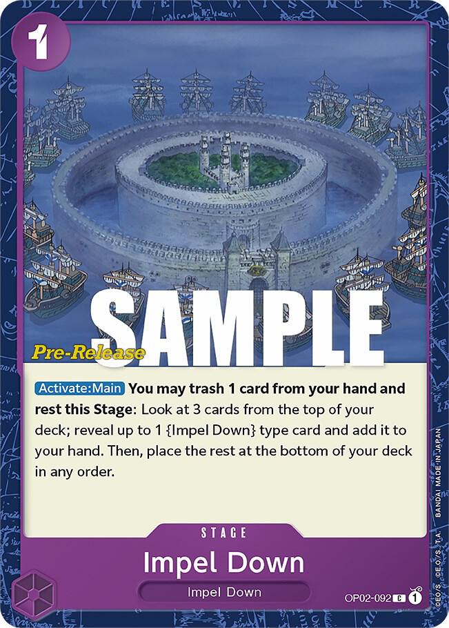 Impel Down card artwork
