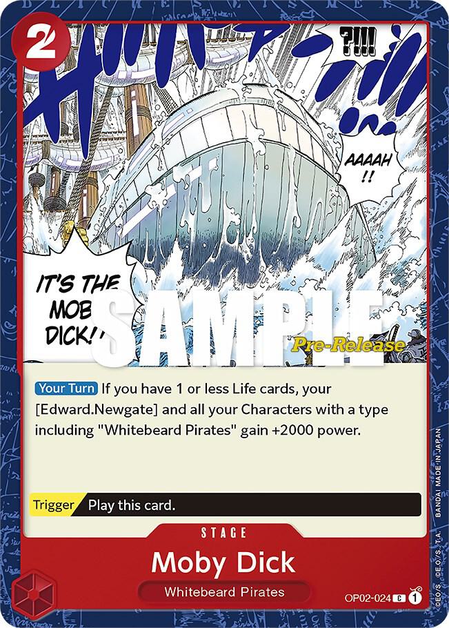 Moby Dick card artwork