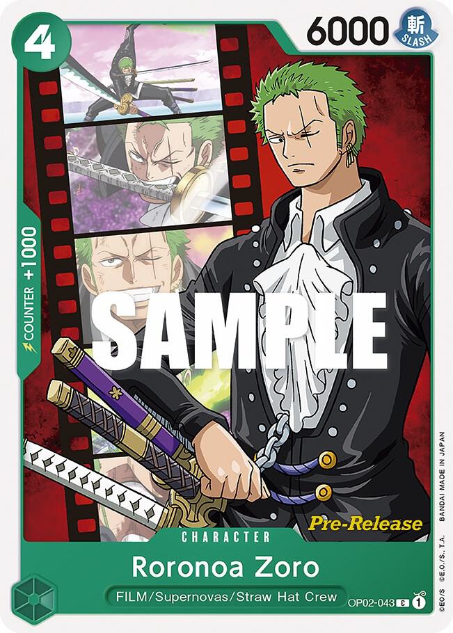 Roronoa Zoro card artwork