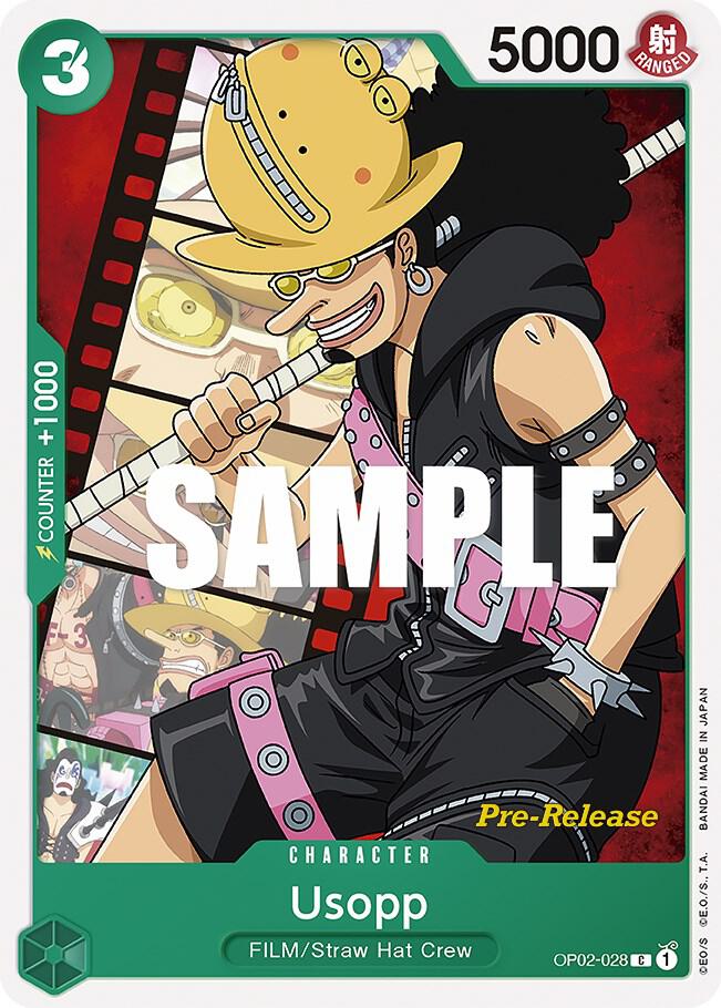 Usopp card artwork