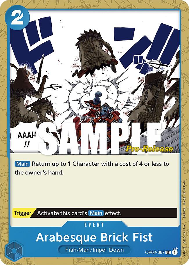 Arabesque Brick Fist card artwork