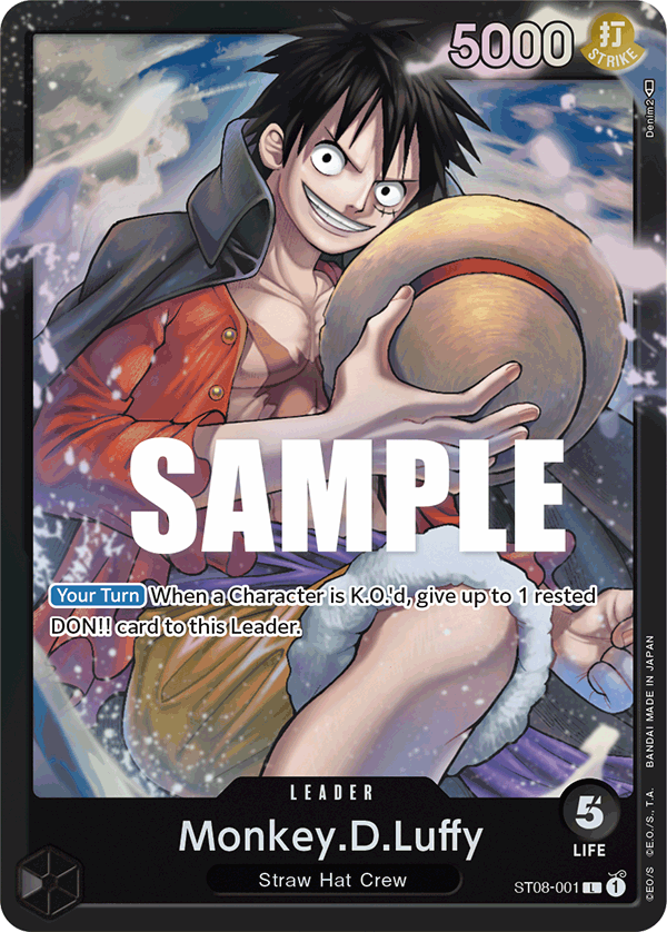Monkey.D.Luffy (001) card artwork