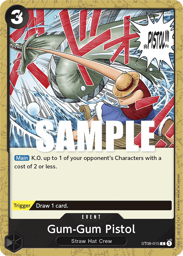 Gum-Gum Pistol card artwork