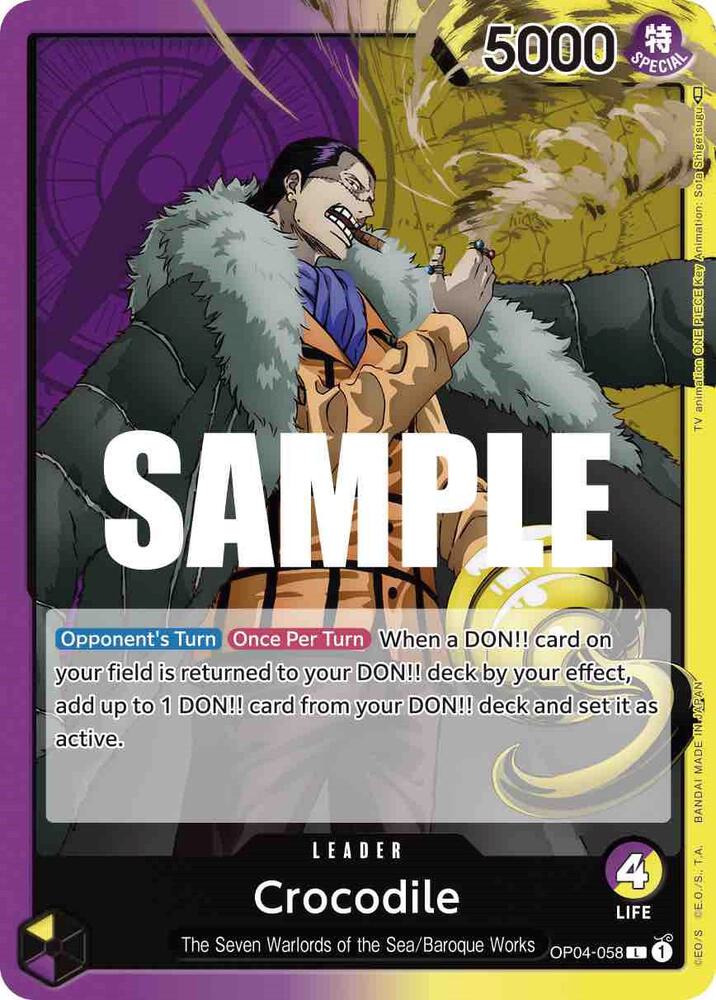 Crocodile (058) card artwork