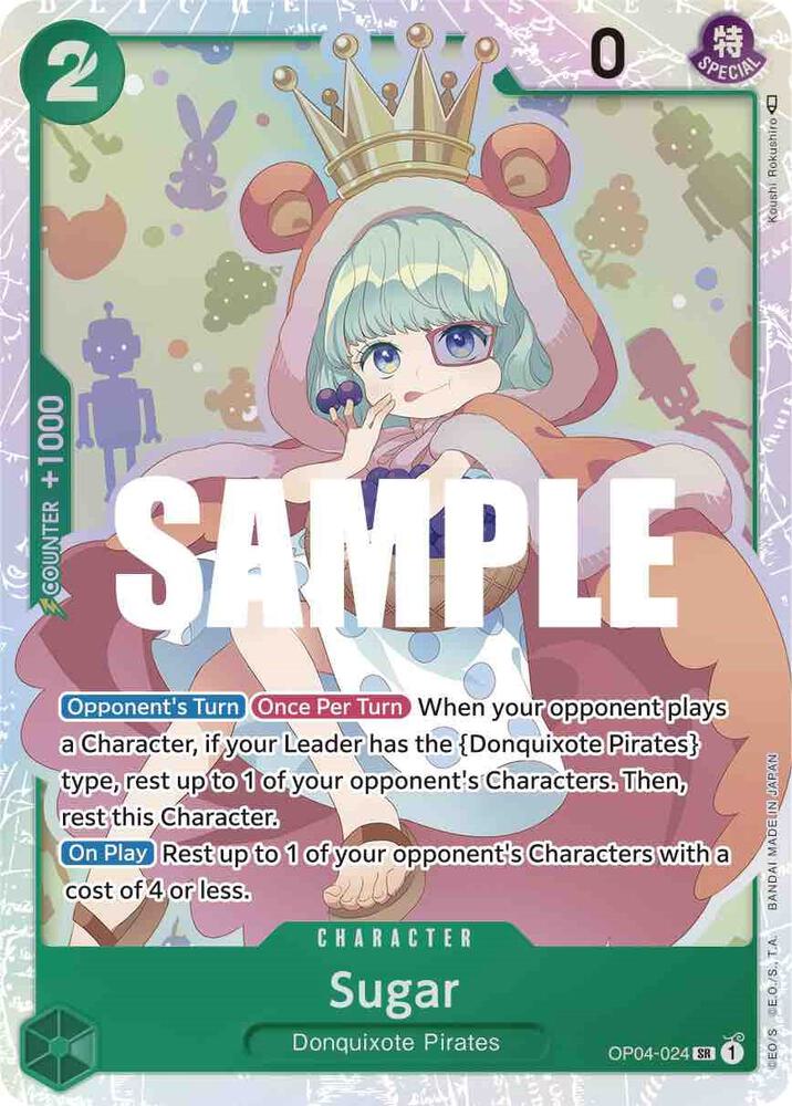 Sugar card artwork