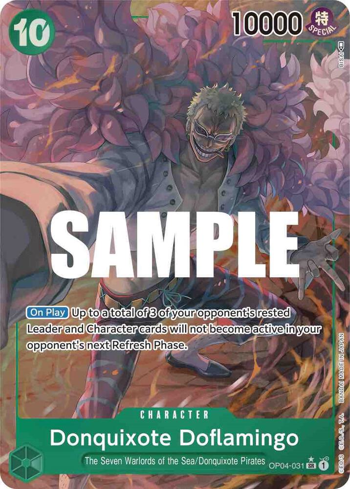 Donquixote Doflamingo (031) (Alternate Art) card artwork
