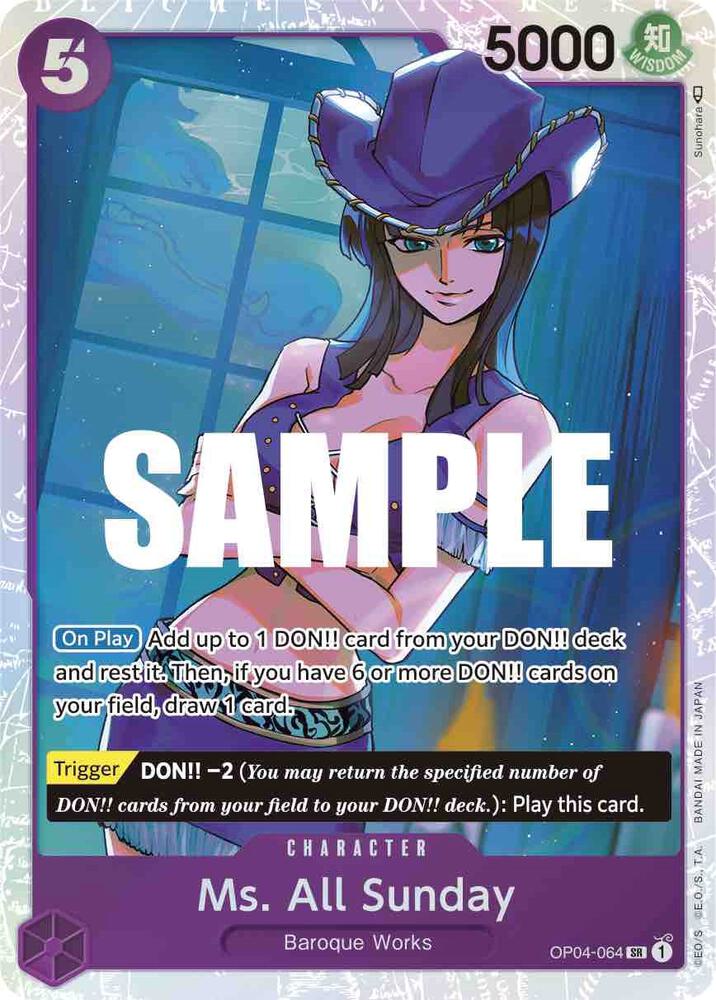 Ms. All Sunday card artwork