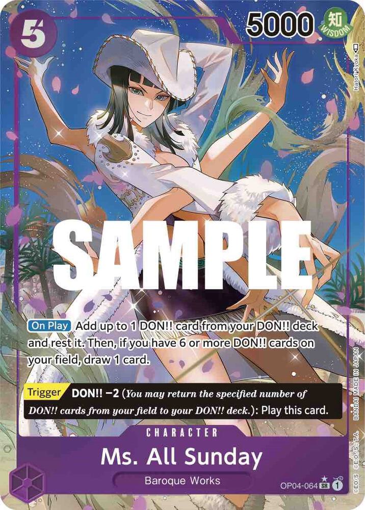 Ms. All Sunday (Alternate Art) card artwork
