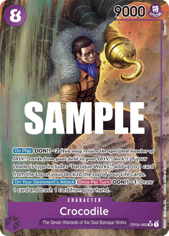 Crocodile (060) (Alternate Art) card artwork
