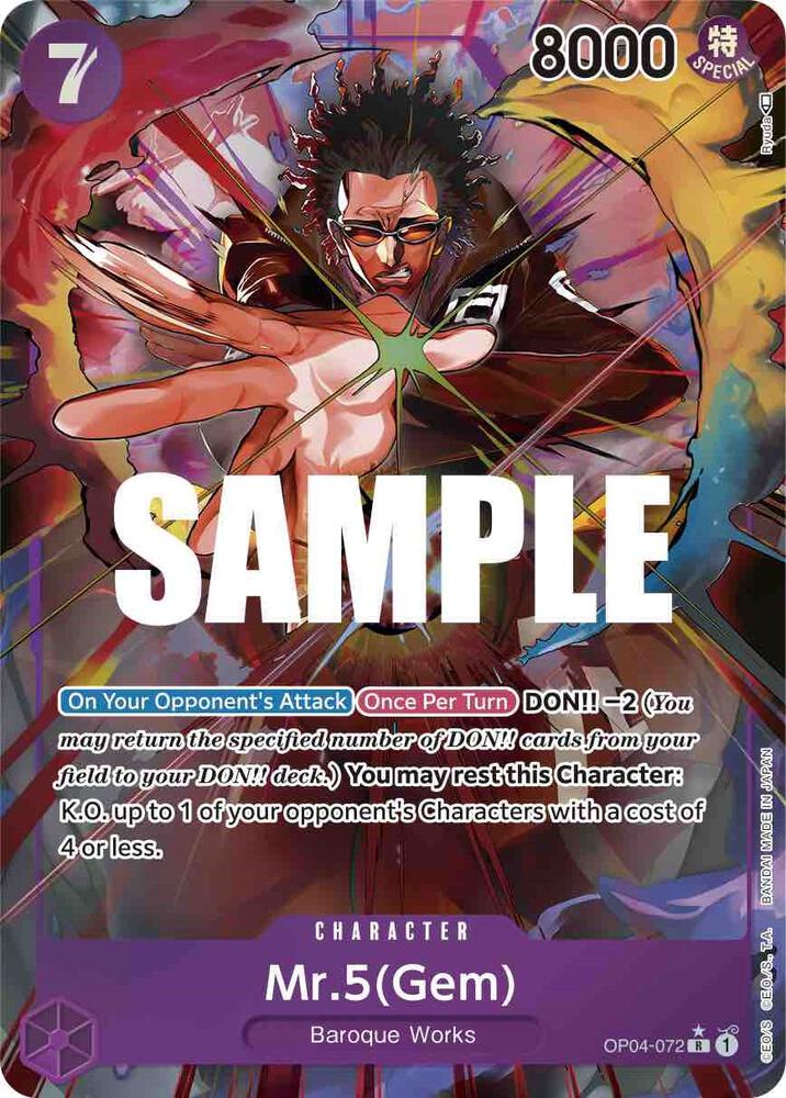 Mr.5 (Gem) (Alternate Art) card artwork