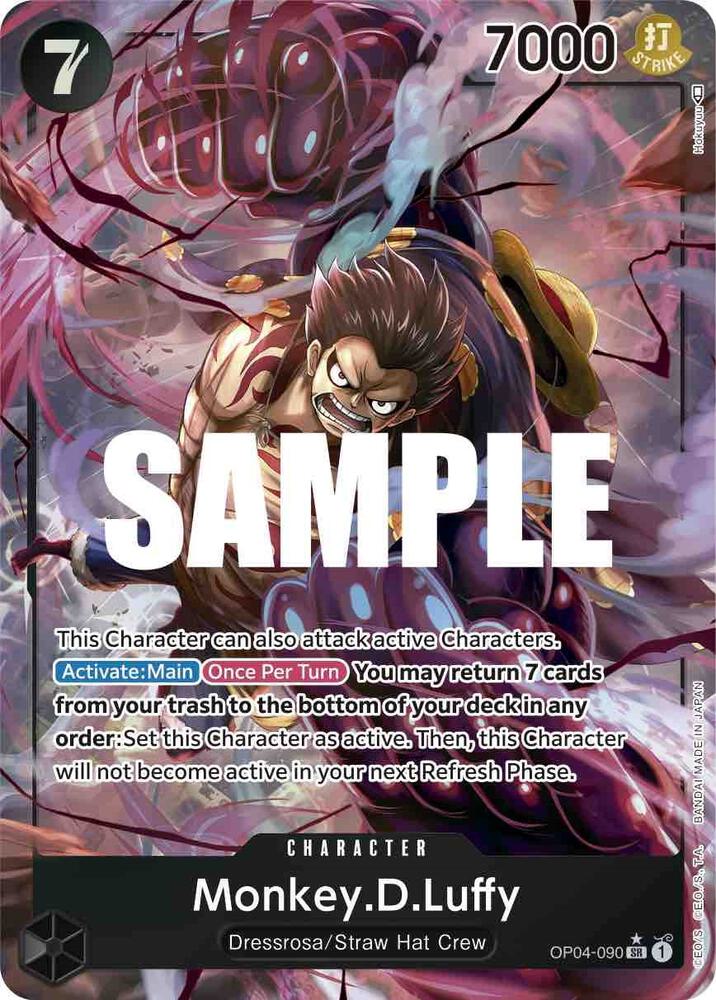 Monkey.D.Luffy (090) (Alternate Art) card artwork