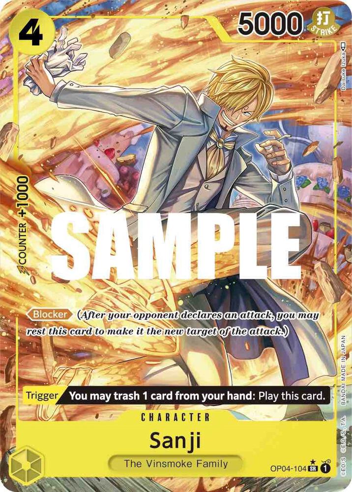 Sanji (104) (Alternate Art) card artwork