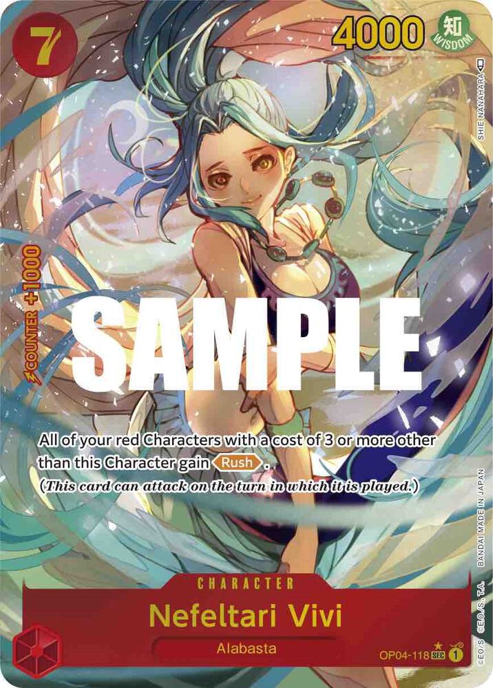 Nefeltari Vivi (118) (Alternate Art) card artwork