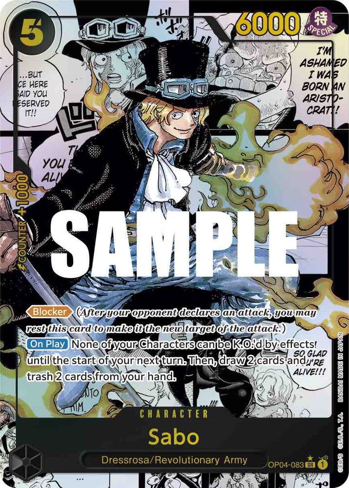 Sabo (Alternate Art) (Manga) card artwork