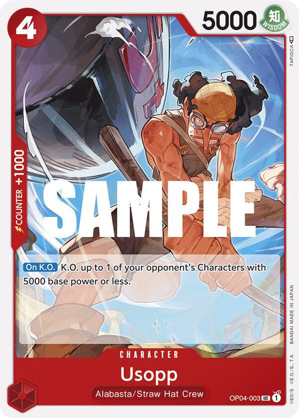 Usopp card artwork