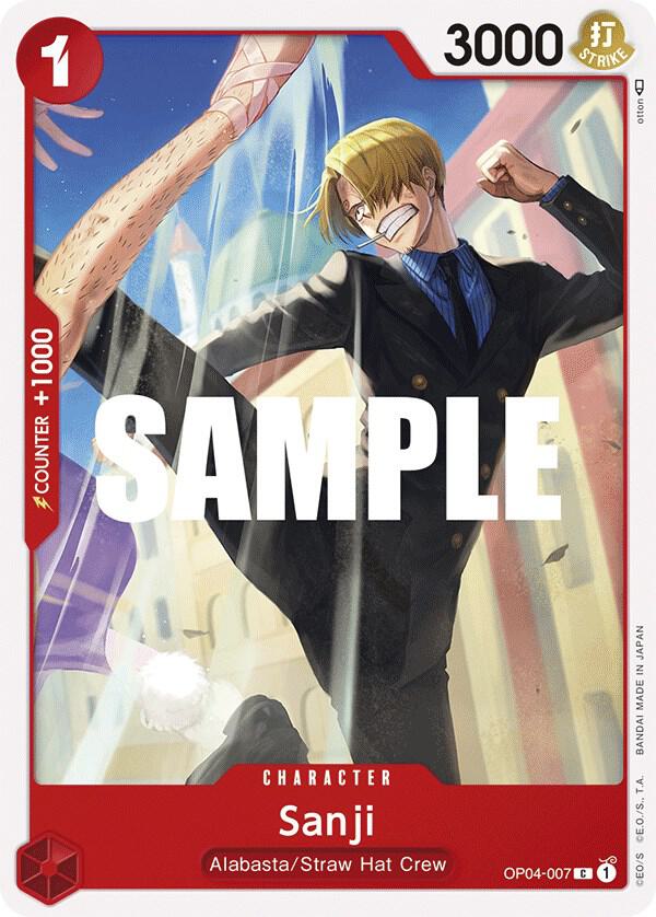 Sanji (007) card artwork