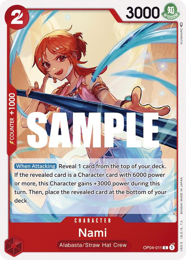 Nami card artwork