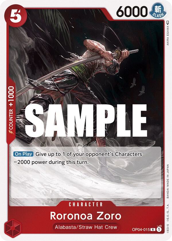 Roronoa Zoro card artwork