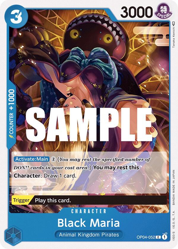 Black Maria card artwork