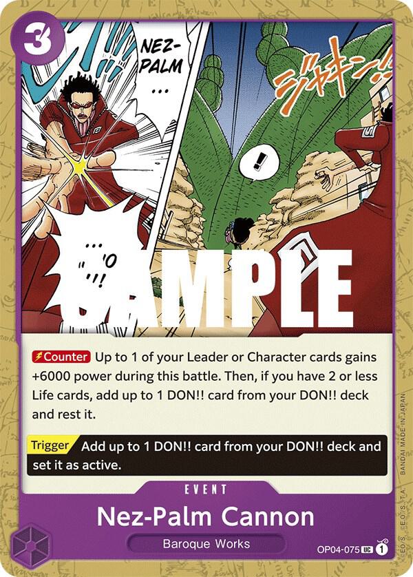 Nez-Palm Cannon card artwork