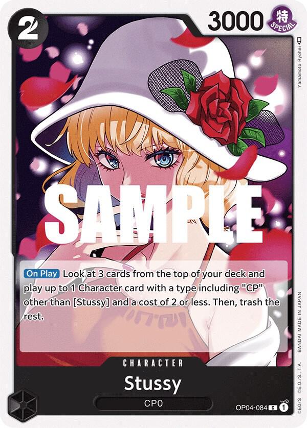 Stussy card artwork