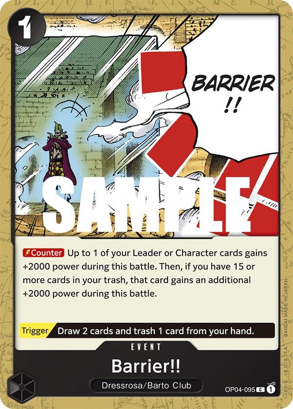 Barrier!! card artwork