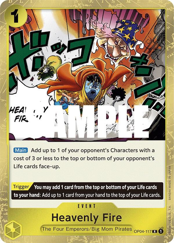 Heavenly Fire card artwork