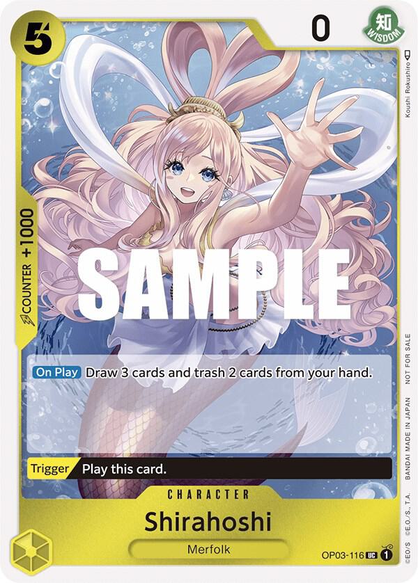Shirahoshi (Dash Pack) card artwork