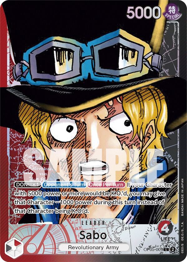 Sabo (001) (Alternate Art) card artwork