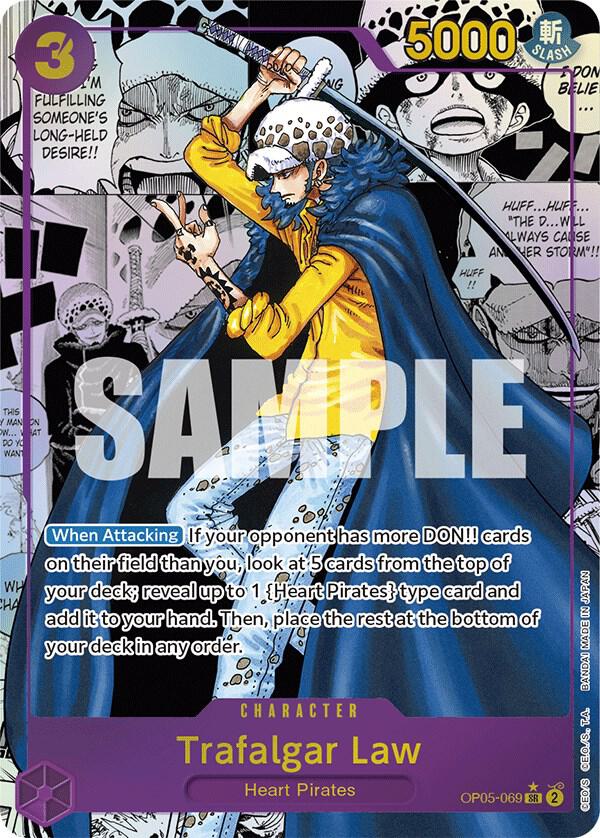 Trafalgar Law (069) (Alternate Art) (Manga) card artwork