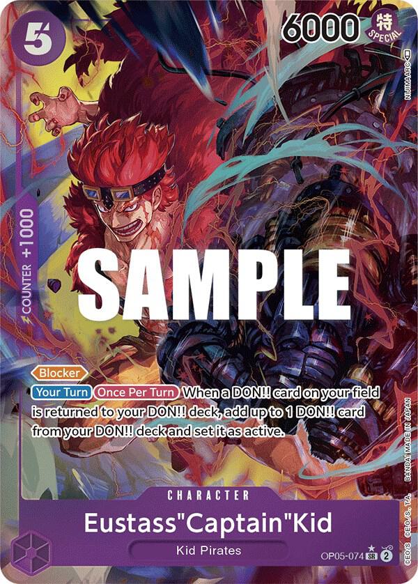 Eustass"Captain"Kid (Alternate Art) card artwork