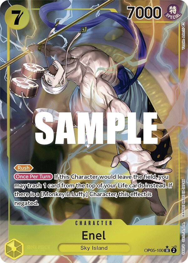 Enel (100) (Alternate Art) card artwork